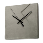 Concrete Imprint Wall Clock