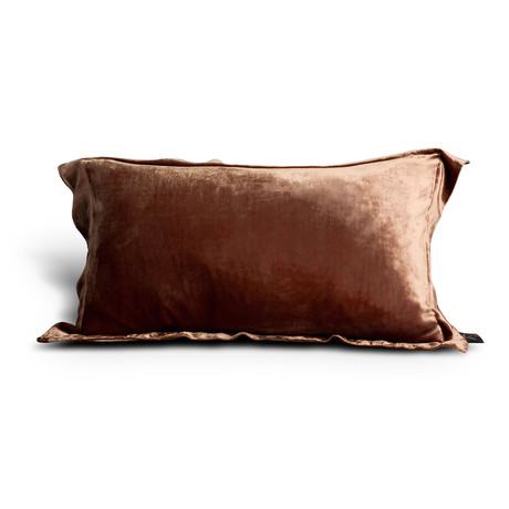Silk Velvet Copper Cushion