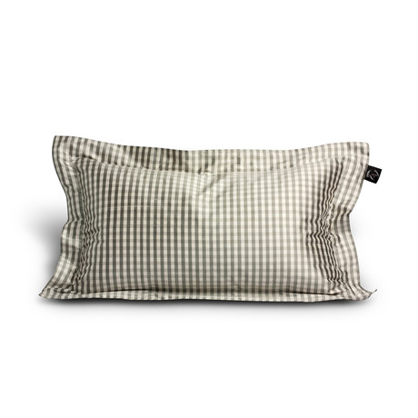 Gingham Silk Cushion