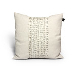 Buckley Ivory Linen Cushion with a Band