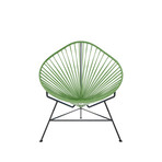 Baby Acapulco Chair - Olive Weave on Black Frame