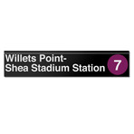 Willets Point-Shea Stadium Station Sign (Sign, Shea)