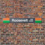 Roosevelt-Wabash Station Sign (Sign, Wabash)