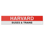 MBTA Harvard Buses & Trains Sign (Sign, Bus and Train)