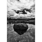 Tuolumne River Boulder (11" x 14")