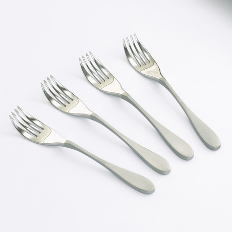 Dinner Fork Set // 4 Piece (Gloss)