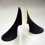 Black Brass Bookends III 5.51"