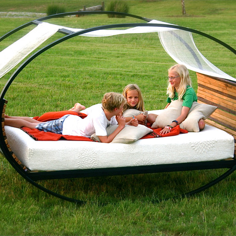 Mood Rocking Bed // Twin (Twin, Black with Calico)