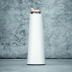 Lighthouse // White (6"L x 6"W x 22"H)