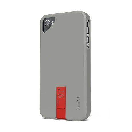 Hybrid Series Grey Case w/ Red USB 16GB