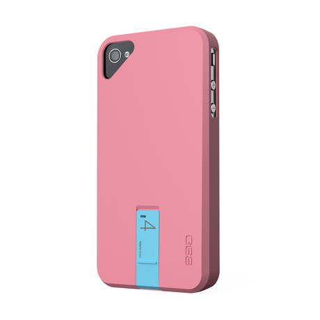 Hybrid Series Pink Case w/ Sky Blue USB 4GB