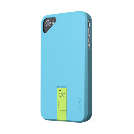 Hybrid Series Sky Blue Case w/ Light Green USB 8GB
