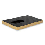 Carbon Fibre Card Case // Gold