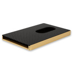 Carbon Fibre Card Case // Gold