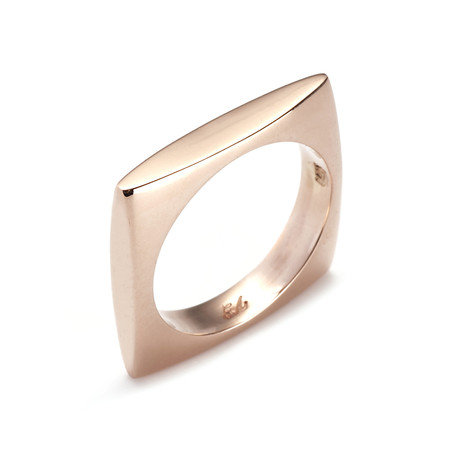 Rose Square Ring (Size 5)