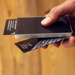 Carbon Fibre Card Case // Dark Gray