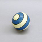 Wood Ball // Blue-White