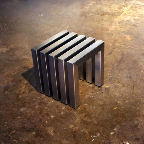 Linear Cube // Stainless Steel