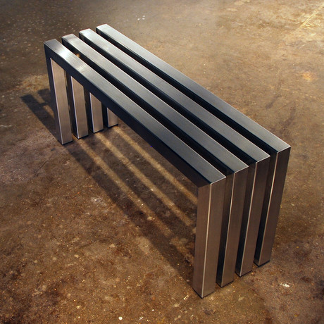 Linear Bench // Stainless Steel 40”