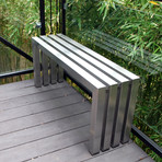 Linear Bench // Stainless Steel 40”