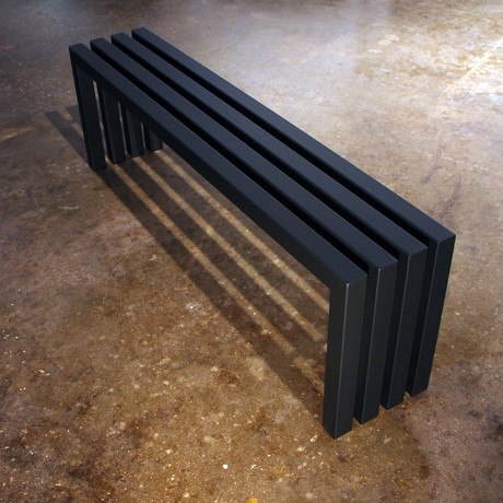 Linear Bench // Industry Black 58”