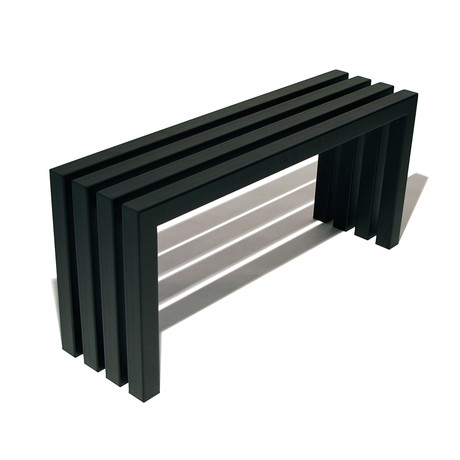 Linear Bench // Industry Black 40”