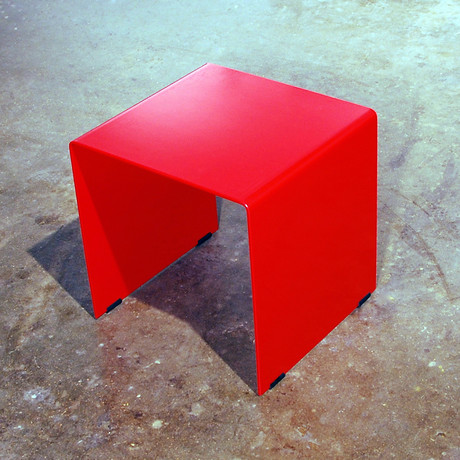 Cubic Table // Industry Red