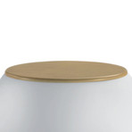 T-Ball Pot // Laquered (lacquered white)