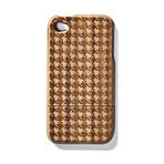Houndstooth Bamboo iPhone 4 Case 