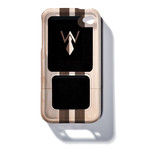 Dark Striped Walnut iPhone 4 Case 