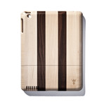 Dark Striped Walnut iPad Case