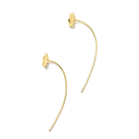 Gold Sexy Back Bloom Earrings