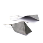 Large Single Fold Earring // Steel