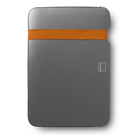 Skinny Sleeve MacBook // Grey Orange (MacBook Pro 13")