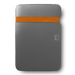 Skinny Sleeve MacBook // Grey Orange (MacBook Pro 13")