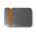 Skinny Sleeve MacBook // Grey Orange (MacBook Pro 13")