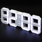 LED Clock // White