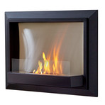 Envision Wall Fireplace // Black