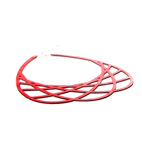 Mila Necklace // Red