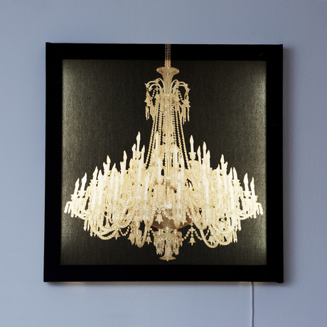 Grand Chandelier Glo Canvas (25.6"L x .79"W x 25.6"H)