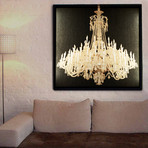 Grand Chandelier Glo Canvas (25.6"L x .79"W x 25.6"H)