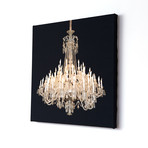 Grand Chandelier Print Canvas (25.59" sq. x .79" thick)