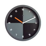 Bai 10" Quadra Wall Clock w/ Milan Font