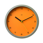Designer Wall Clock // Gotham Tangerine