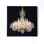 Grand Chandelier Glo Canvas (25.6"L x .79"W x 25.6"H)