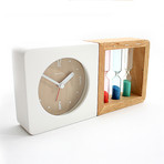 Three Color Hourglass Alarm Clock