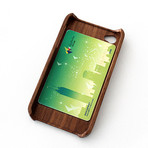 iPhone 4/4S Case // Walnut RFID