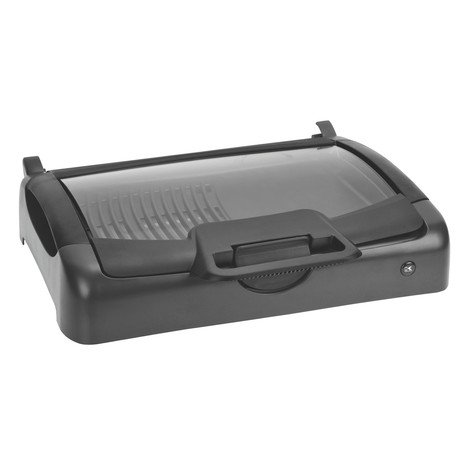 Indoor/Outdoor Carry Grill w/ Glass Lid