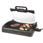 Indoor/Outdoor Carry Grill w/ Glass Lid