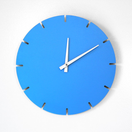 Metro Clock // 4 Color Options (Arctic Blue)